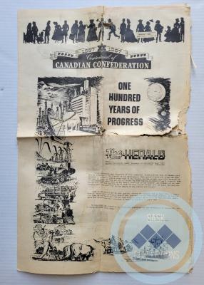 Whitewood Herald Historical Issue - Centennial of Canada 