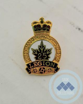 Legion Pin - Gold 25 Years