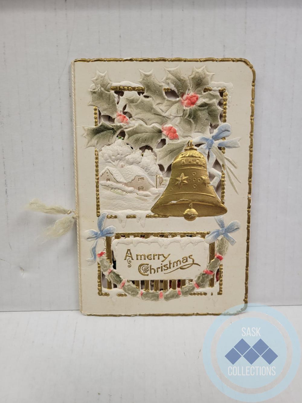 A Christmas Card - Belonged to Richard Street (Doreen Westcott's grandfather)