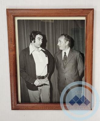 Picture - Joe Ashfield and Pierre Trudeau