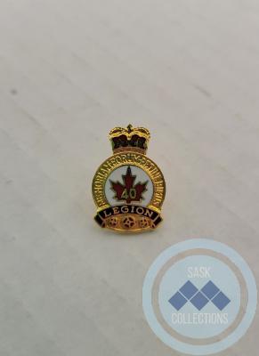 Legion Pin - Gold 40 Years