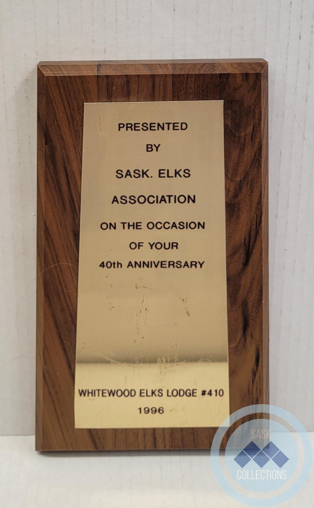 Plaque - Award