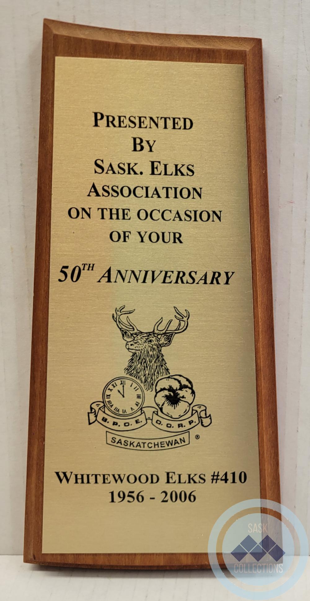 Plaque, Award