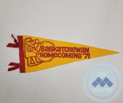 Saskatchewan Homecoming '71 Pennant 