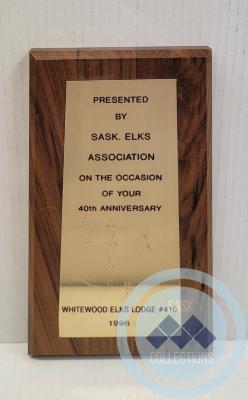 Plaque - Award