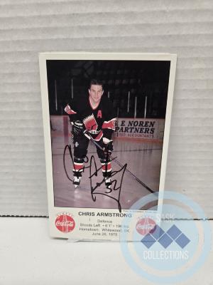 Chris Armstrong Moose Jaw Warriors Hockey Card