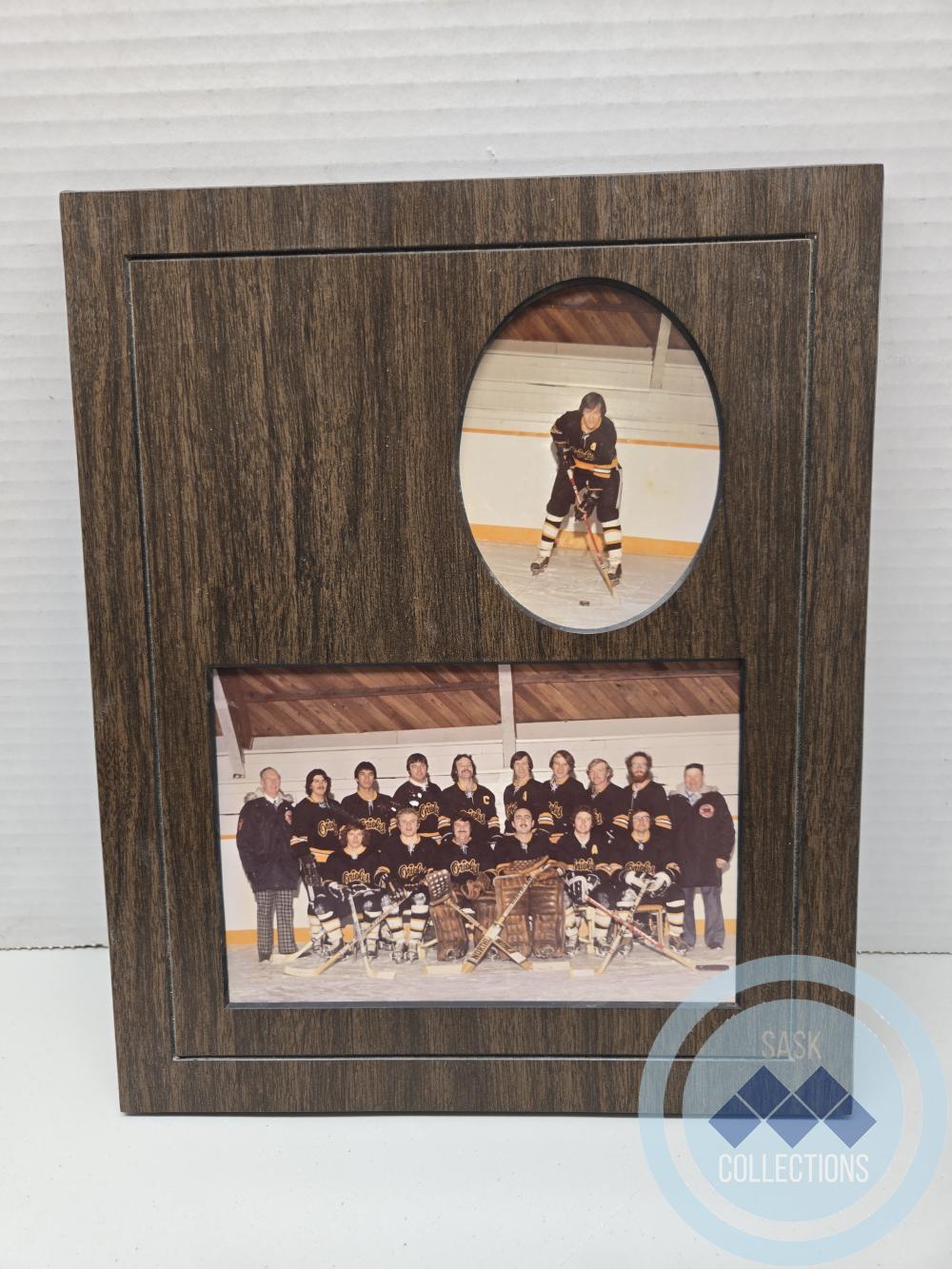 Darrell Armstrong Hockey Photo - Black Jersey