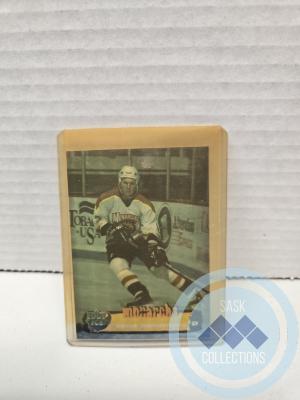 Chris Armstrong Monarchs Hockey Card & Armstrong Family Photo