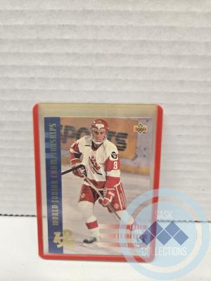 Chris Armstrong's World Junior Championships Upper Deck Hockey Card