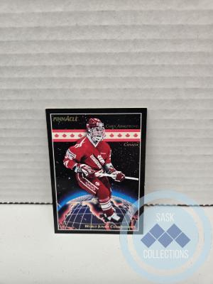 Chris Armstrong World Junior Championship Pinnacle Hockey Card