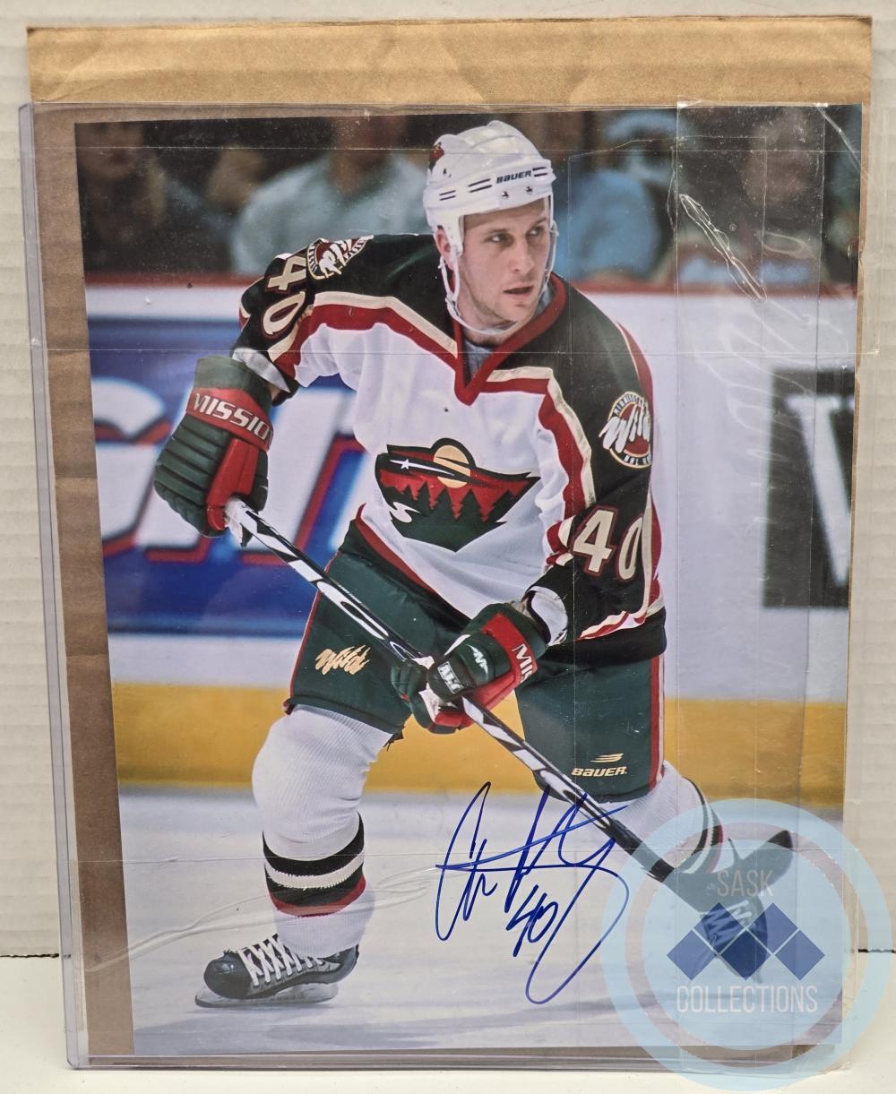 Chris Armstrong Minnesota Wild Picture Signed