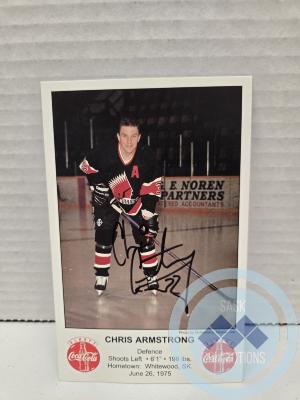 Chris Armstrong Moose Jaw Warriors Hockey Card