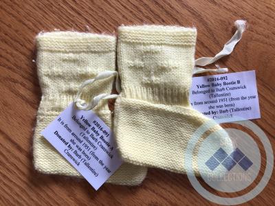 Yellow Baby Bootee