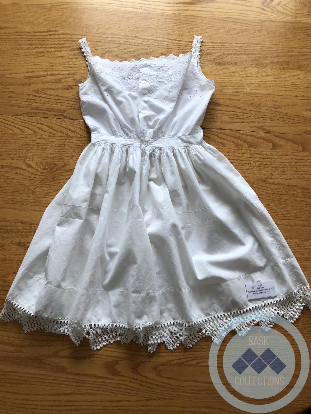 Full Slip - Handmade linens made by Alice Howard in 1873