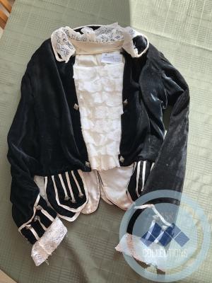 Black Frilly Jacket - worn by musical entertainer Betty Grierson