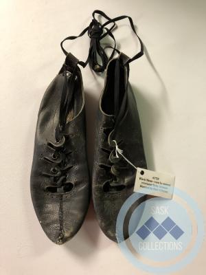 Black Shoes - worn by musical entertainer Betty Grierson
