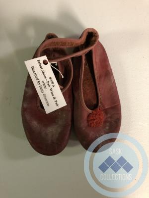 Infant Shoes - wine colored