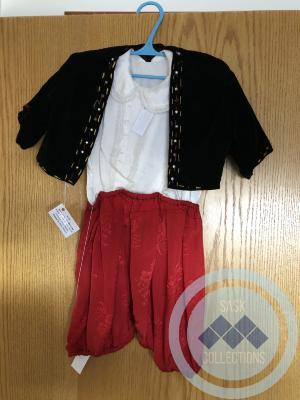 Red Pants - worn by musical entertainer Betty Grierson