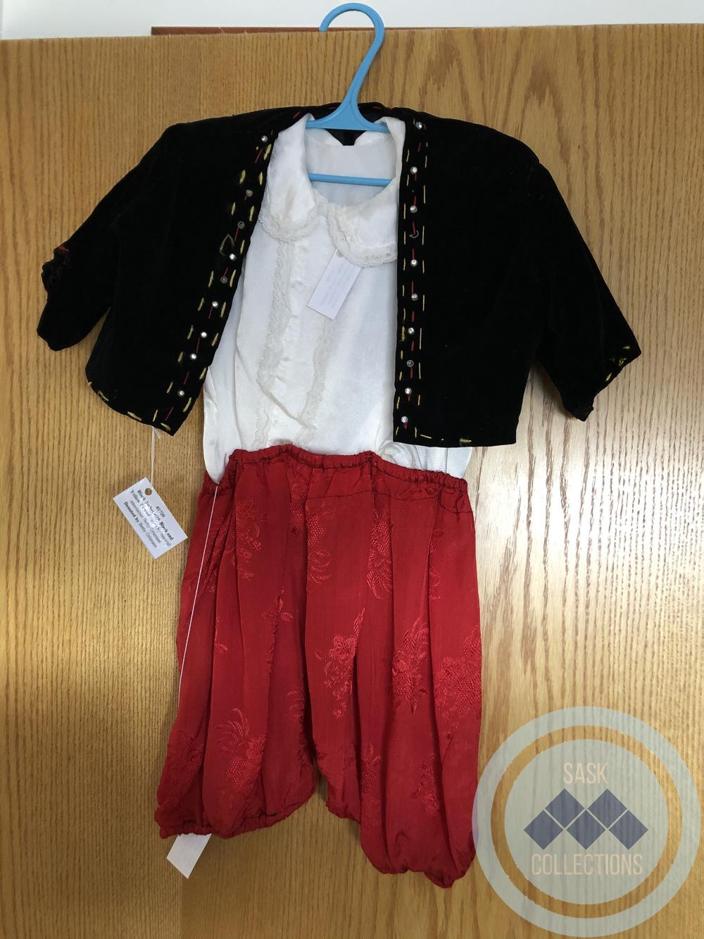 Black Jacket with Black and Yellow Thread - worn by musical entertainer Betty Grierson