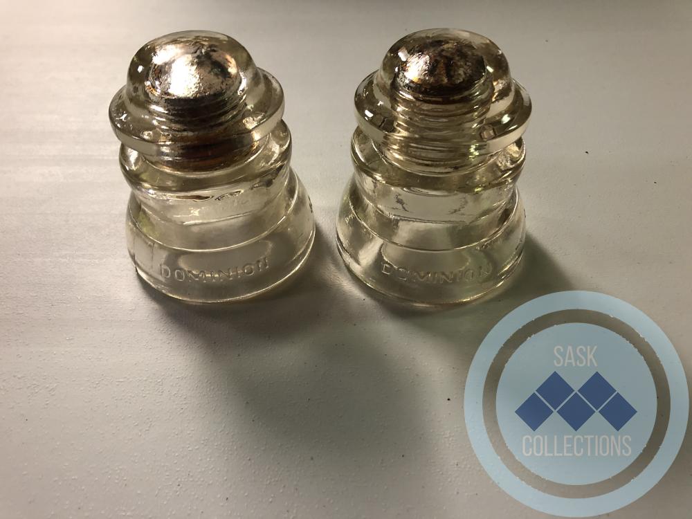 Insulators - 2 large clear