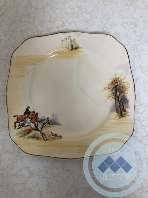Square Plate - Horses - H&K Tunstall