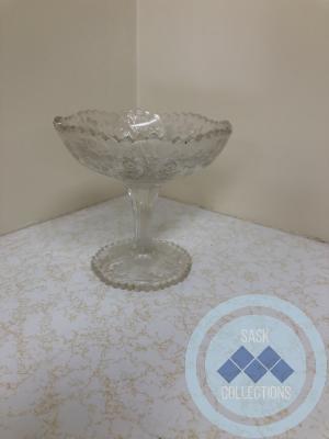 Crystal Dish - stemmed