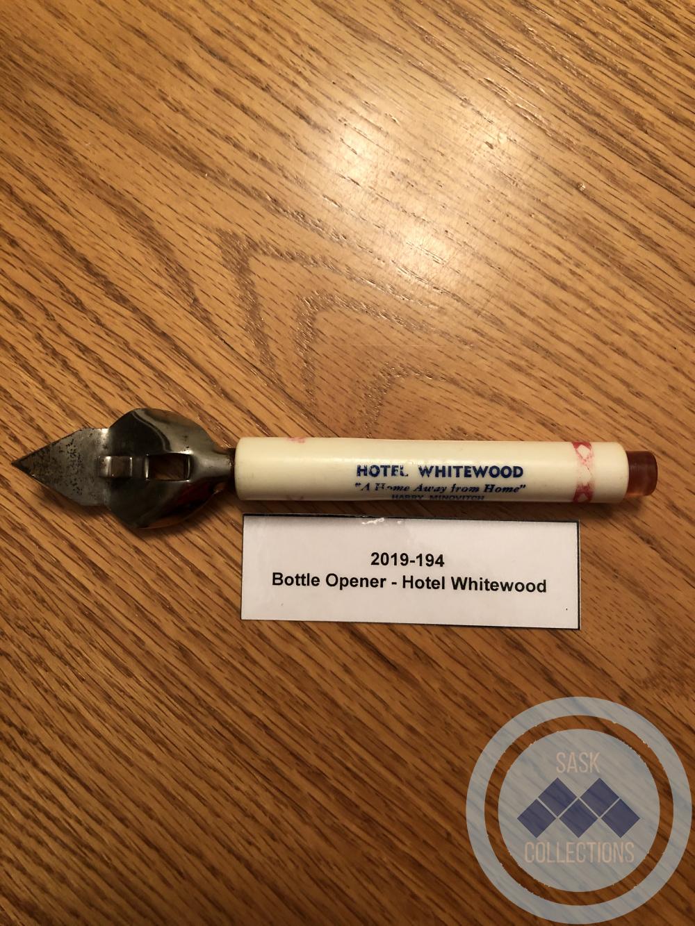 Bottle Opener - Hotel Whitewood