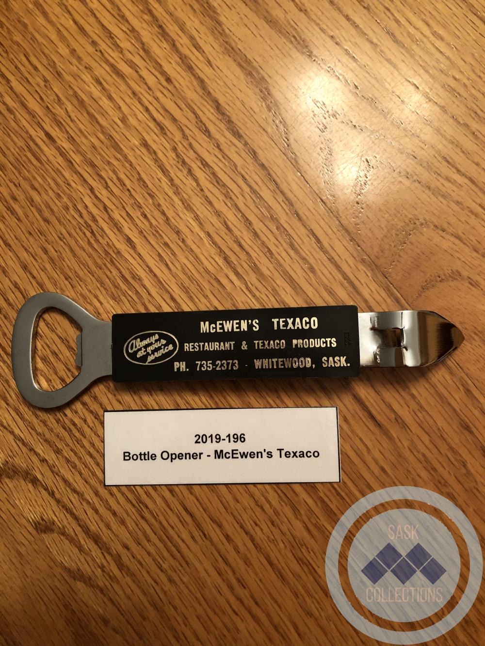 Bottle Opener - McEwens Texaco