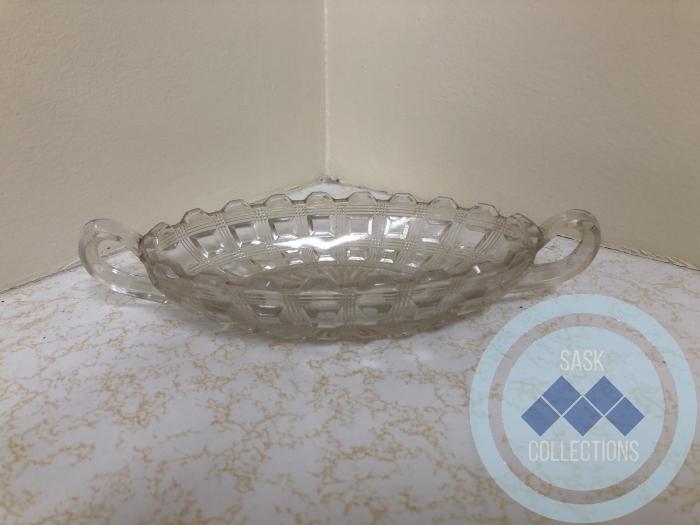Glass Dish - oval