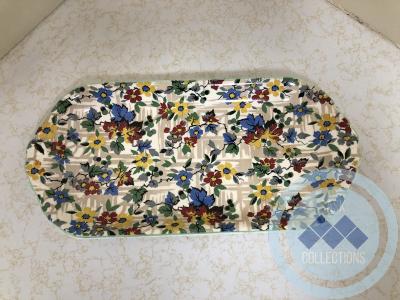 Rectangular Plate - Floral - Wedgewood