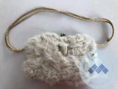 Purse - white mink - Norah Kay