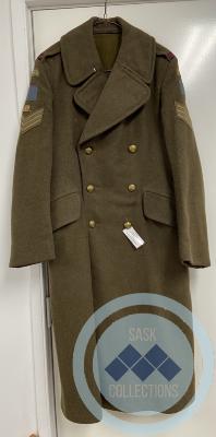 Air Force over coat worn by R. A. Nicol in World War 2.