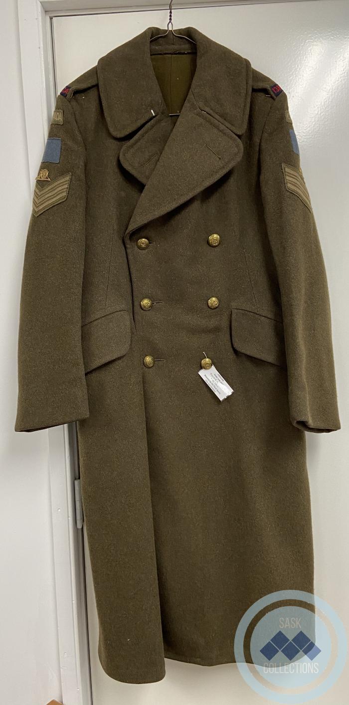Air Force over coat worn by R. A. Nicol in World War 2.