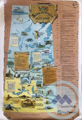 Poster - Saskatchewan 1905-1980