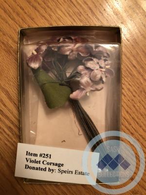 Violet Corsage