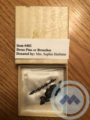 Dress Pins (2) or Brooches