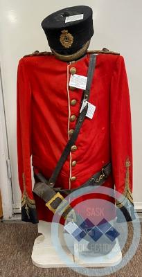 Jacket - This uniform was worn by J.R. Stevenson during the late 1850's-1860's when he was officer in the 12th battalion of the York Rangers. Mr J.R. Stevenson was the uncle of John G. and F.W. Stevenson