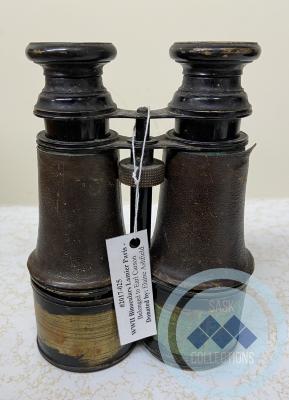 WWII Binoculars Lamier Paris - Belonged to Earl Carson.