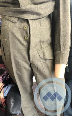 Army slacks worn by R. A. Nicol in World War 2.