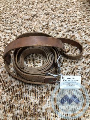 RCMP Bed Roll - Leather straps and handle