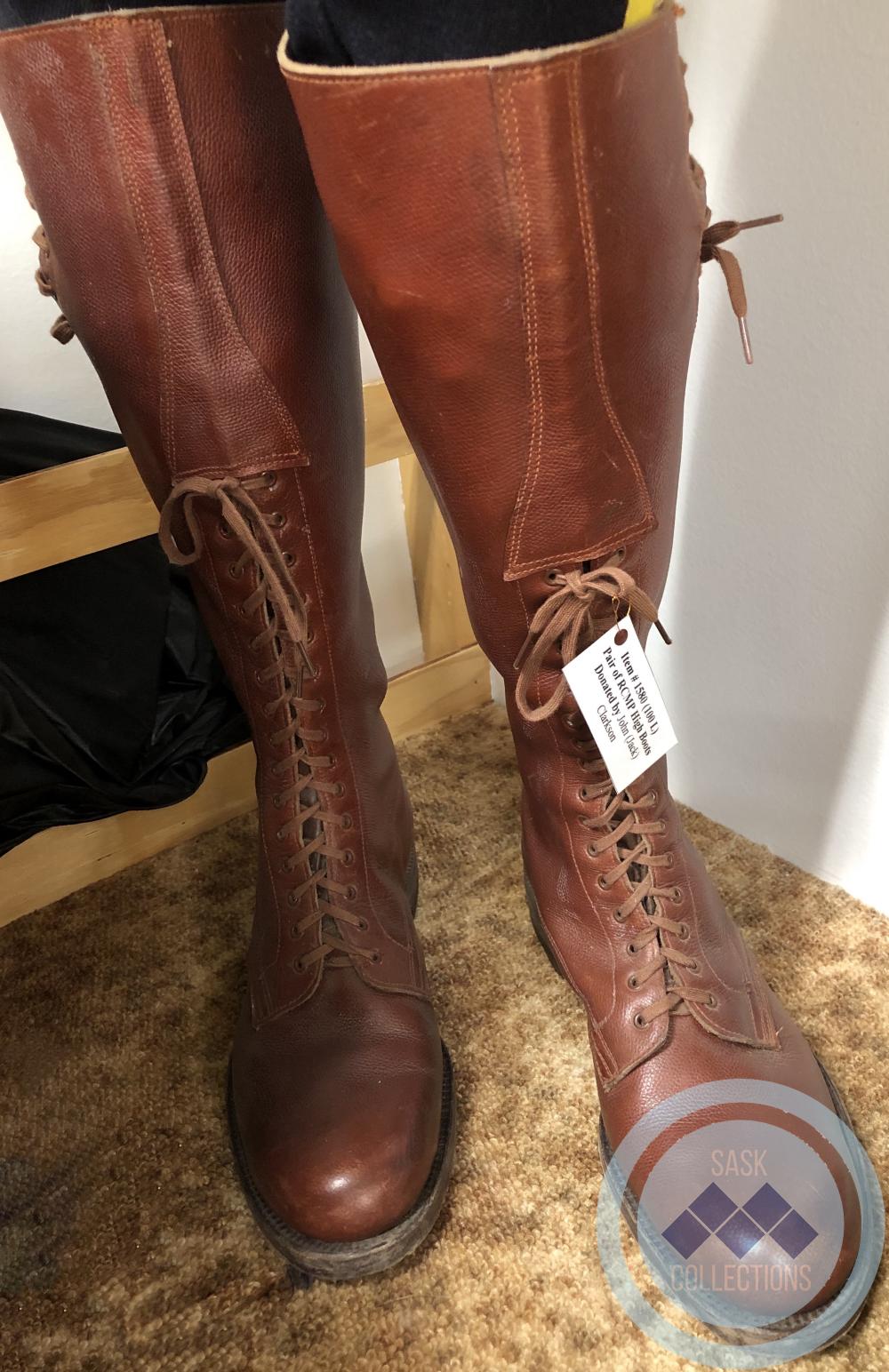 1 Pair of RCMP High Boots