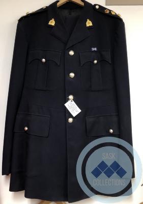 RCMP Navy Service Jacket and Navy Britches with Yellow Stripe