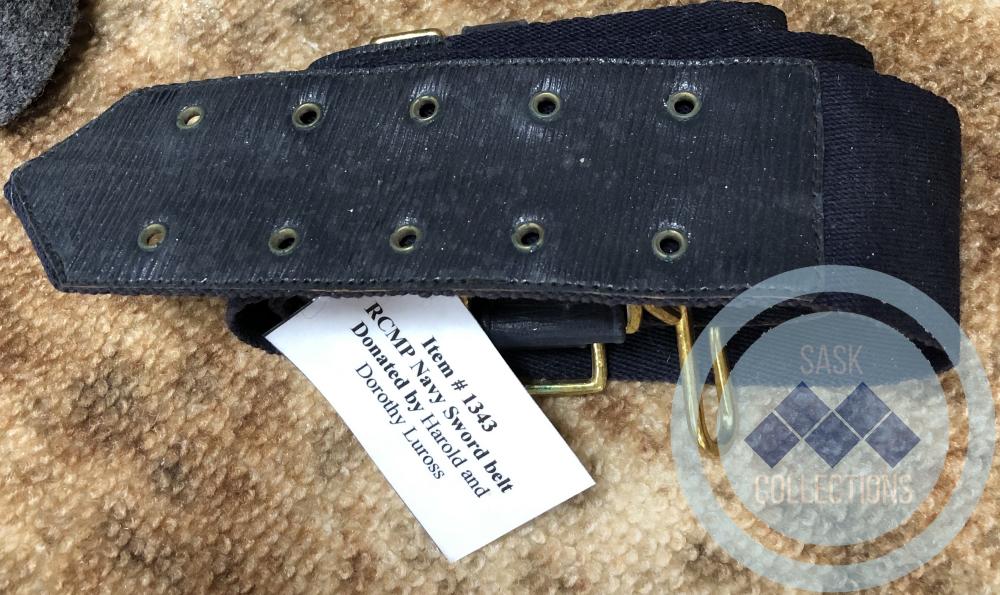 RCMP Navy Sword Belt