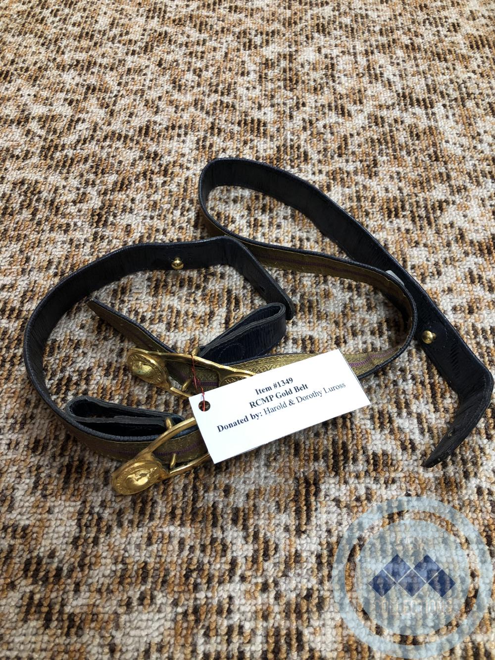 RCMP Gold Belt