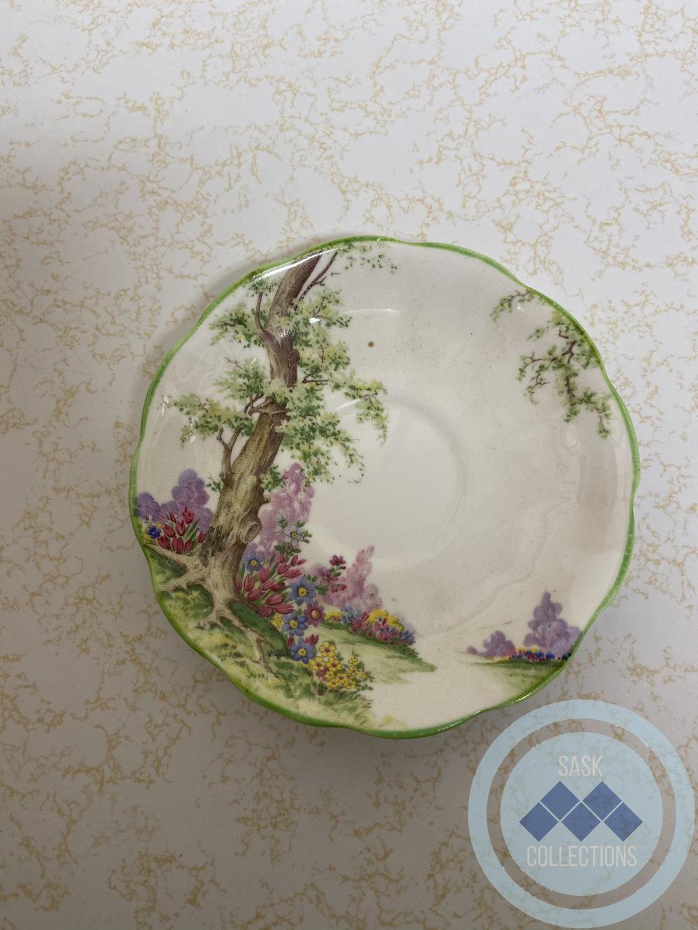 "Greenwood Tree" China Saucer