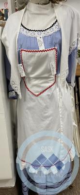 Apron- French - Worn/Made by Mrs. Emile Gatin