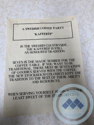 Swedish Coffee Party